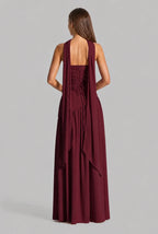 Strapless Corset Back Maxi Dress
