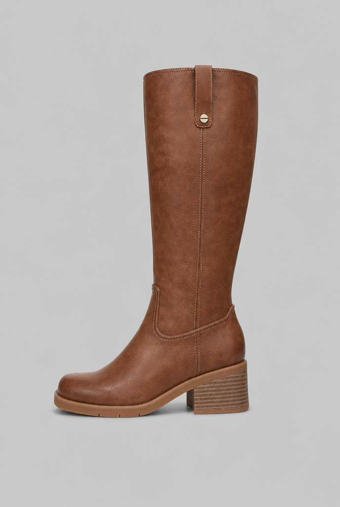 Heeled Knee High Boots
