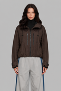 Oversized Hooded Windbreaker Jacket