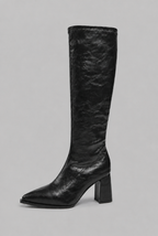 Pointed Toe Knee-High Boots