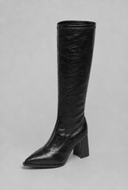 Pointed Toe Knee-High Boots