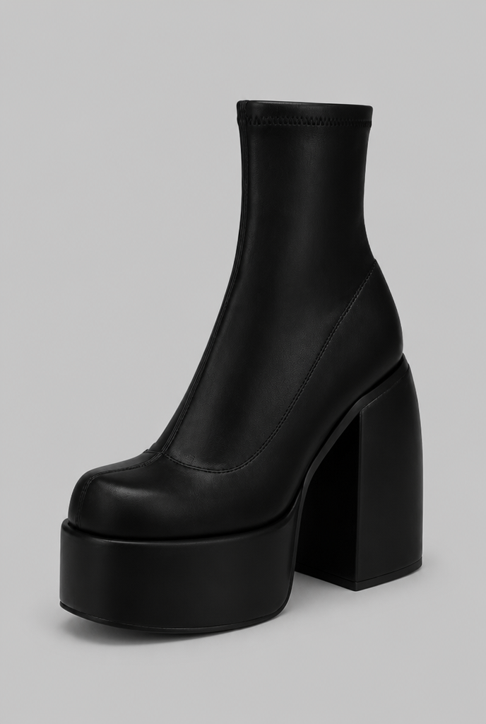 Chunky Platform Ankle Boots