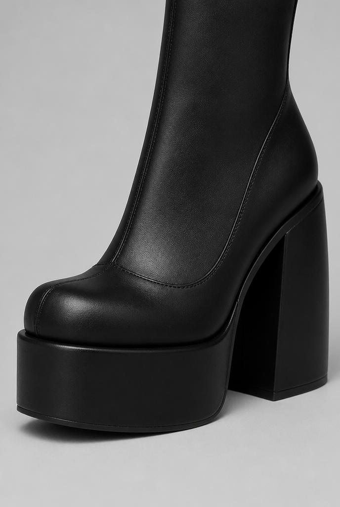 Chunky Platform Ankle Boots
