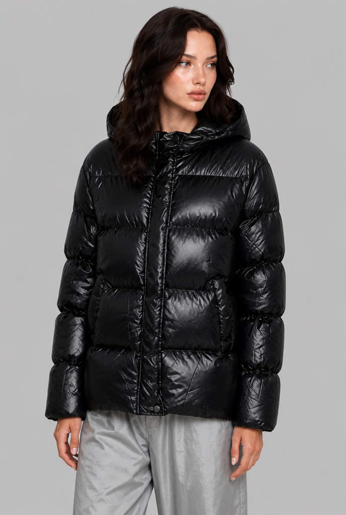 Oversized Hooded Puffer Jacket