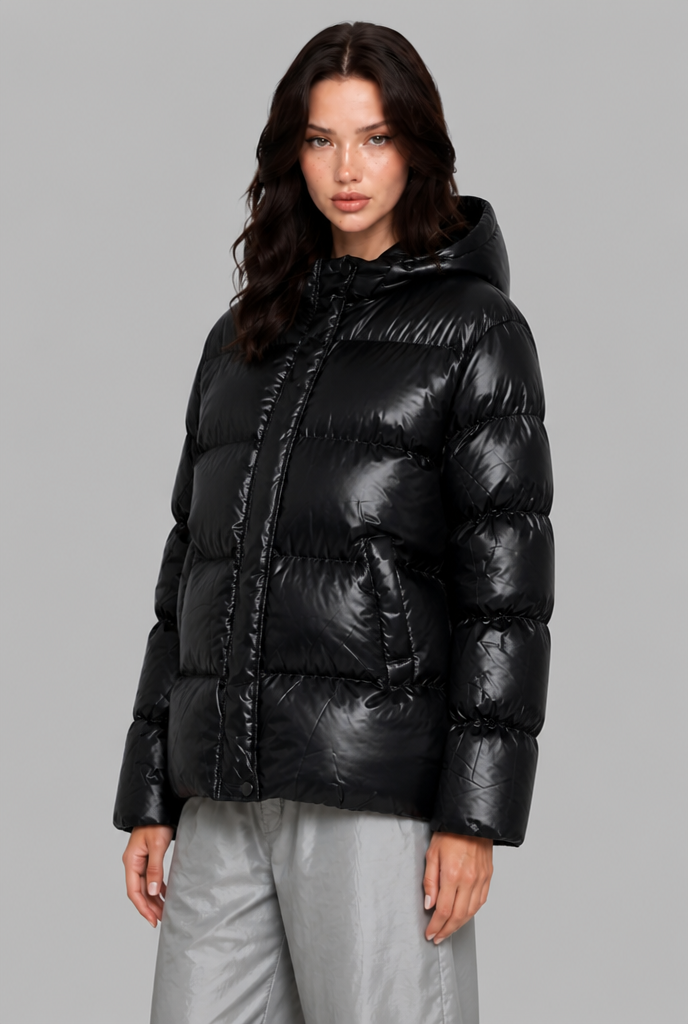 Oversized Hooded Puffer Jacket